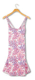 Women's UPF Tank Dress with Inner Shelf Bra - Interior Shorts with Pockets - UPF 50 Sun Protection - Coral Reef -  S26 - Simply Southern