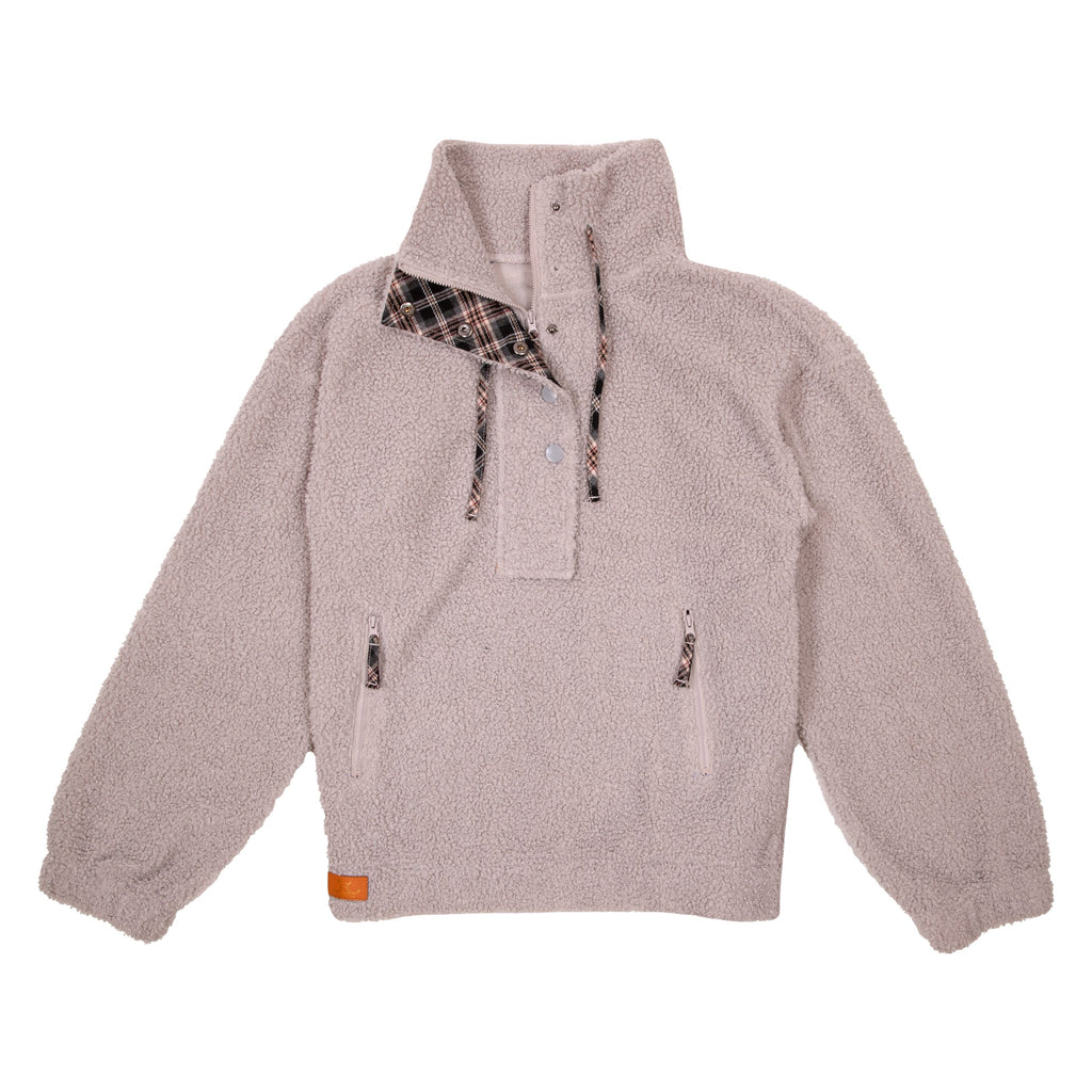 Outdoorsy Pullover - Cloud - F23 - Simply Southern