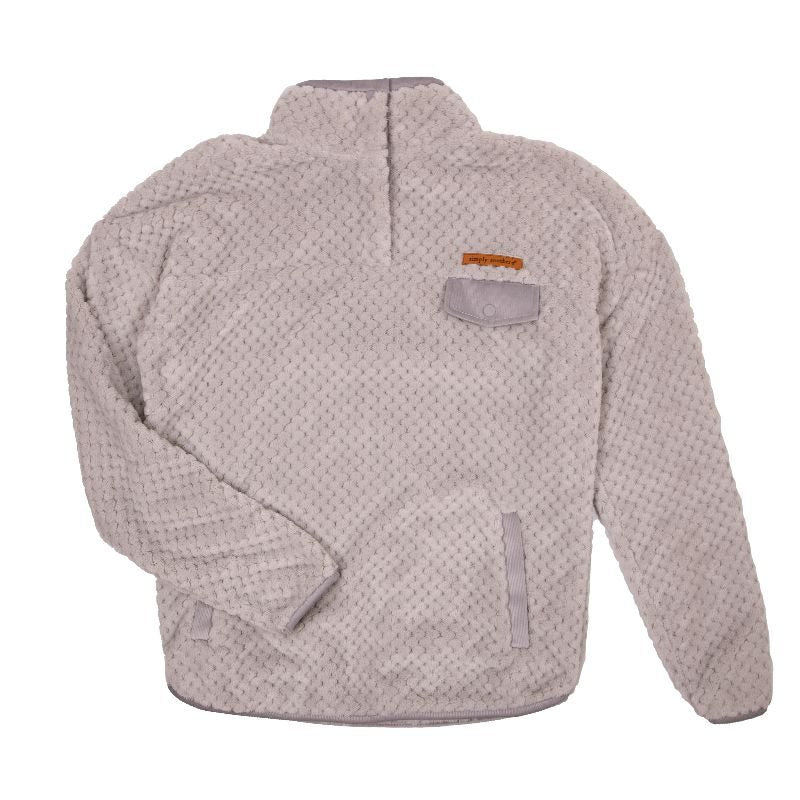 Simply Soft Sherpa - Fog - Pullover - F23 - Simply Southern