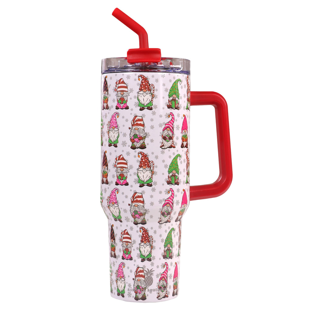 Gnome Christmas 40 oz Tumbler - F23 - Cold / Hot