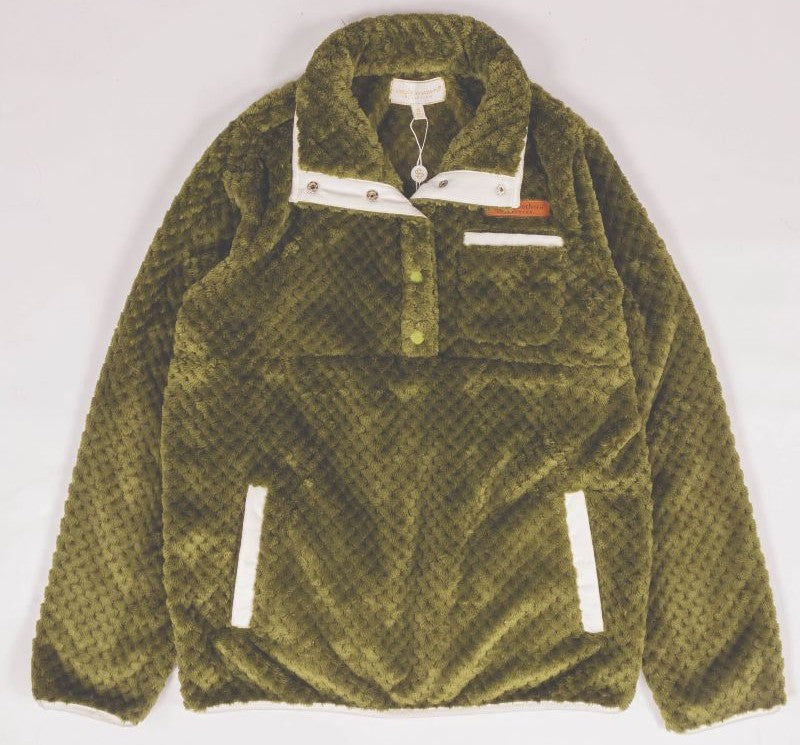 Simply Soft Sherpa - Olive - Pullover - F25 - Simply Southern