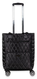 Swirl Quilted Convertible Rolling Tote - F26 - Simply Southern