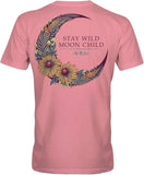 Stay Wild Moon Child - Boho Floral - Adult T-Shirt - Lily Grace