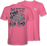Don't Make Me Slap You With My Flip Flop - Adult T-Shirt - Itsa Girl Thing