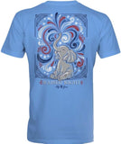 Raised Right - Elephant - American - Adult T-Shirt - Lily Grace