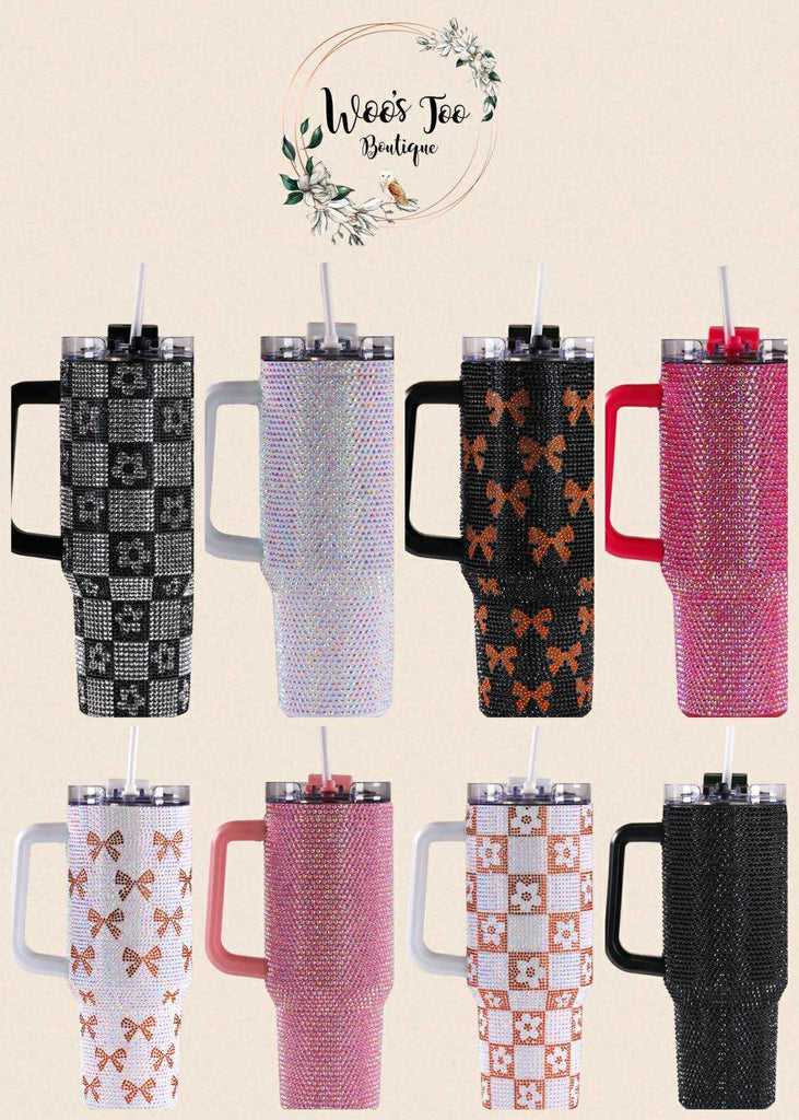 40 oz Sequin Tumbler - F24 - Cold / Hot