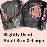 Slightly Used Simply Southern - Long Sleeve Shirt - Sweetheart Of The Rodeo - Adult Size X-Large (M153)