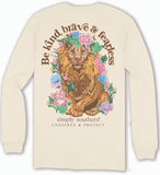 Track Lion - Be Kind, Brave & Fearless - SS - F24 - Adult Long Sleeve