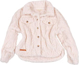 Button Up Fleece Shacket - Cream - F24 - Simply Southern