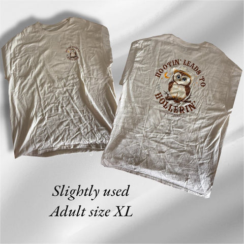 Slightly Used Simply Southern - Short Sleeve - Hootin Leads to Hollerin (M68)