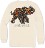 Track Elephant - Floral Conserve & Protect - SS - F24 - YOUTH Long Sleeve