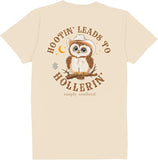 Hootin Leads to Hollerin - Owl - Moon - SS - S24 - Adult T-Shirt