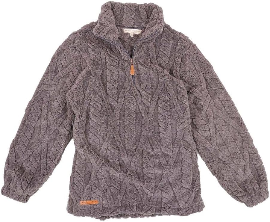 YOUTH Luxe Simply Soft Sherpa - Pavement - Pullover - F24 - Simply Southern