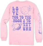 Love You to The Moon & to Saturn - SS - F24 - Adult Long Sleeve