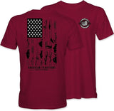 Hunt - Fish - Flag - AT - Adult T-Shirt