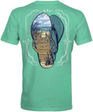 Summer Vibes - Flip Flops - Beach - Adult T-Shirt - Lily Grace