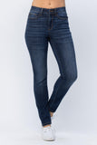 Hi-Rise Relaxed Fit Dark Clean Jeans - Judy Blue