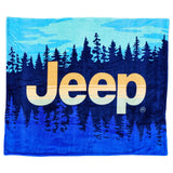 Woodland Sherpa Throw Blanket - Jeep®