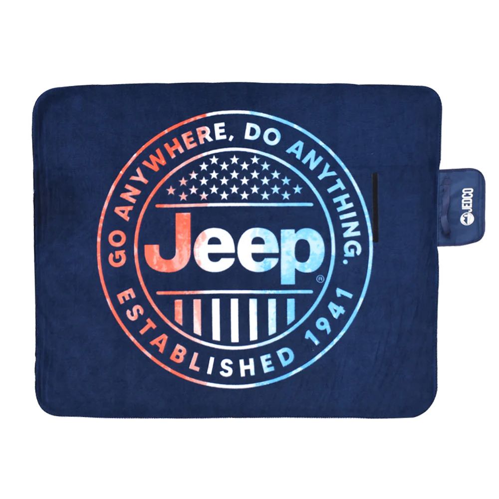 Polar Fleece Roll Up Blanket - Jeep®