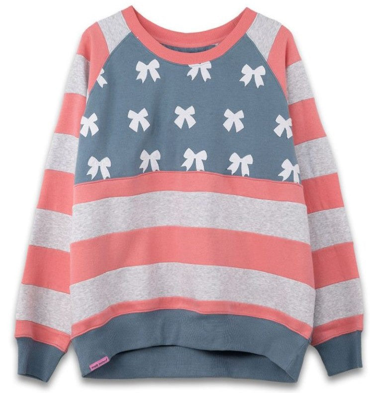 USA Flag - Crew Neck Sweatshirt - S26 - Adult Crew