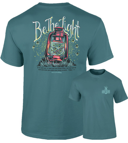 Be The Light - Lantern - Lightning Bugs - Adult T-Shirt - Southernology