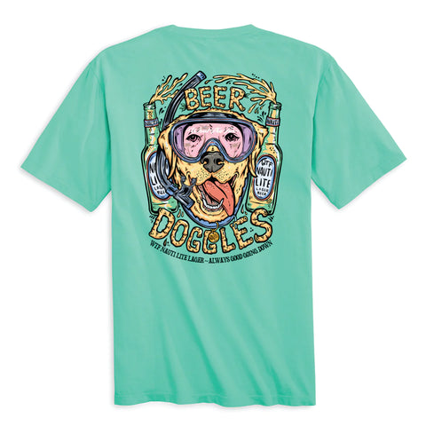 Beer Doggles - Adult T-Shirt - What The Fin