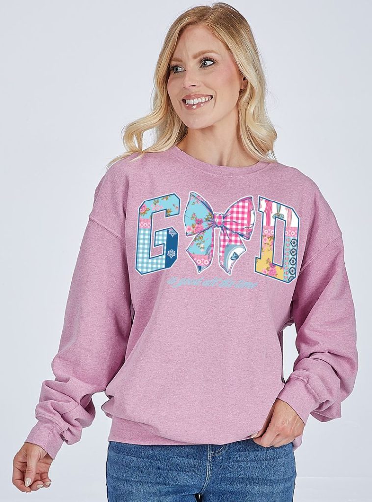 God is Good Design - Crew Neck Sweatshirt - F25 - Adult Crew