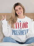 Taylor For President - Crew Neck Sweatshirt - F24 - Adult Crew