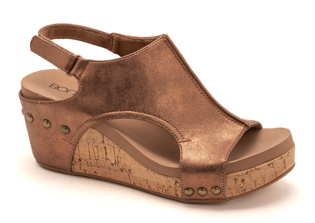 Antique Bronze Sandal - Boutique by Corkys
