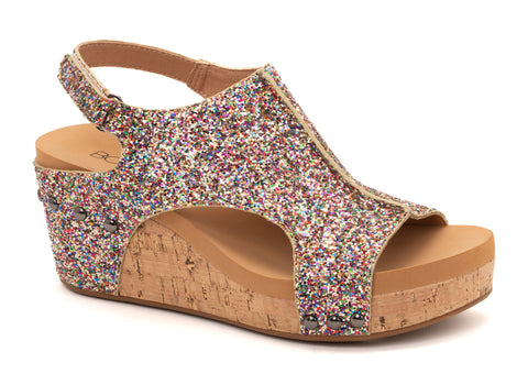 Carley Confetti Glitter Sandal - Boutique by Corkys