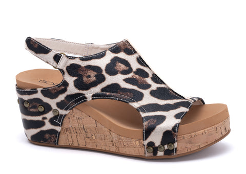Gold Leopard Sandal - Boutique by Corkys