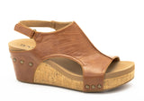 Carley Whiskey Smooth Sandal - Boutique by Corkys