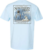 Child Fishing with Dog Friends - Adult T-Shirt - SFC