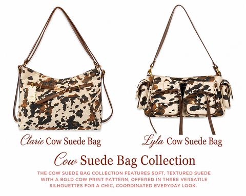 Cow Suede Bags - F26 - Simply Southern