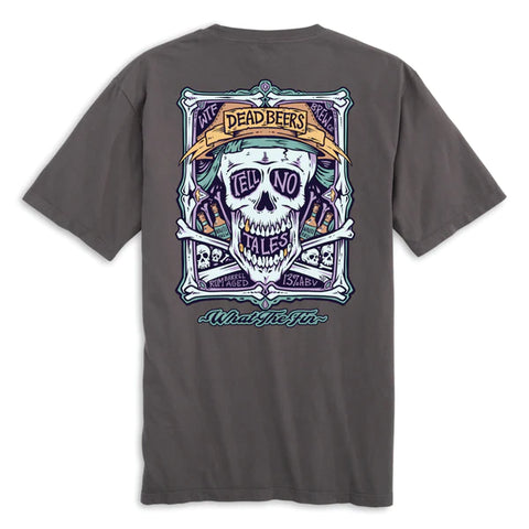 Dead Beers - Skull - Adult T-Shirt - What The Fin