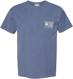 Dogs Make A Splash Off Dock - Adult T-Shirt - SFC