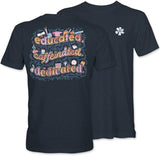 Educated - Caffeinated - Dedicated - Teacher Life - Adult T-Shirt - Itsa Girl Thing