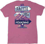 Faith Can Move Mountains - Adult T-Shirt - Itsa Girl Thing