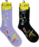 Graphic Adult Socks - Foozy - Nurse