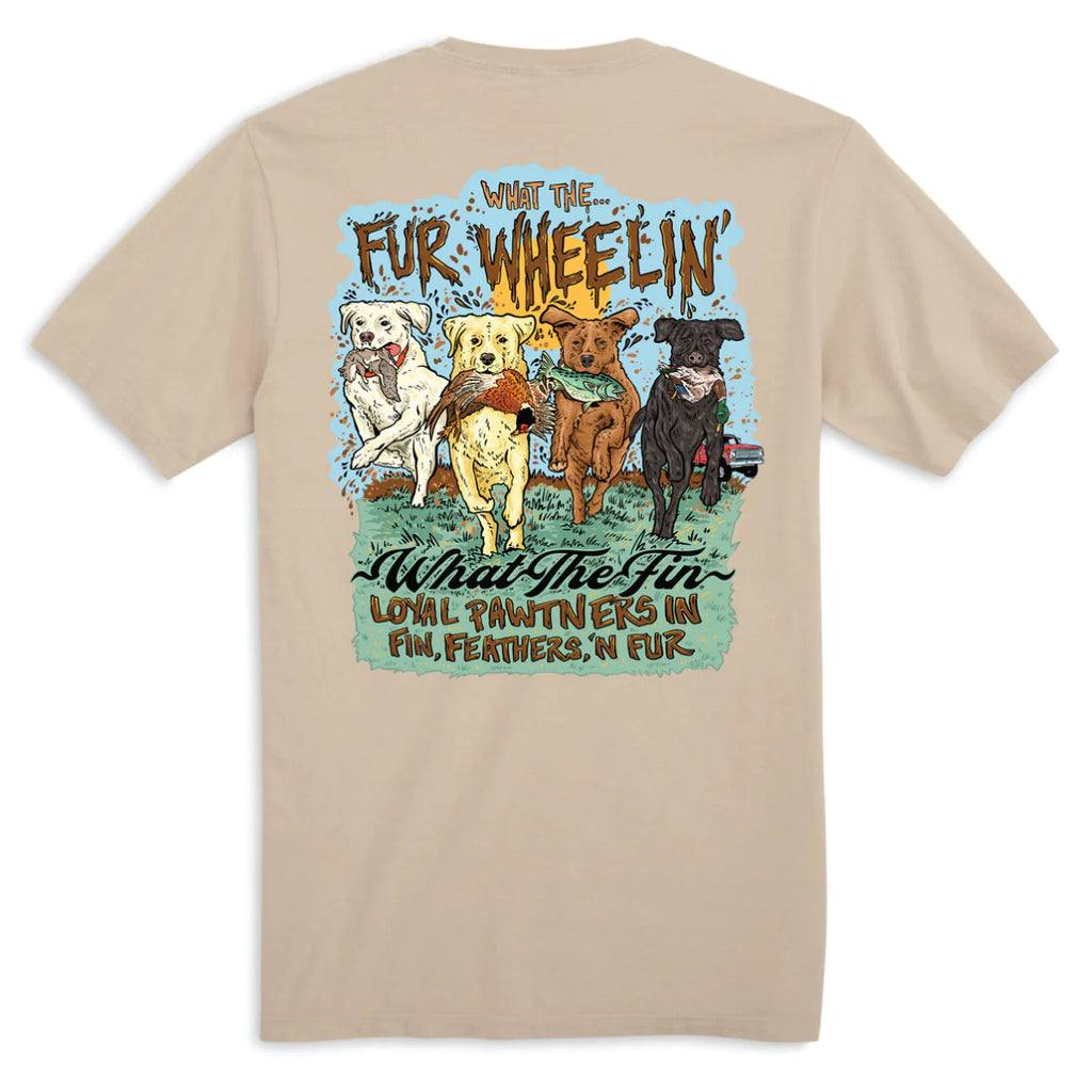 What The Fur Wheelin' - Dogs - Adult T-Shirt - What The Fin