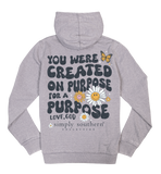 You Were Created On Purpose For A Purpose Love God - SS - F23 - Adult Hoodie