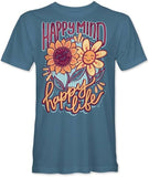 Happy Mind, Happy Life - Sunflower - Daisy - YOUTH T-Shirt - Itsa Girl Thing
