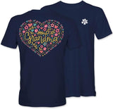 Heart Gold Grandma - Adult T-Shirt - Itsa Girl Thing