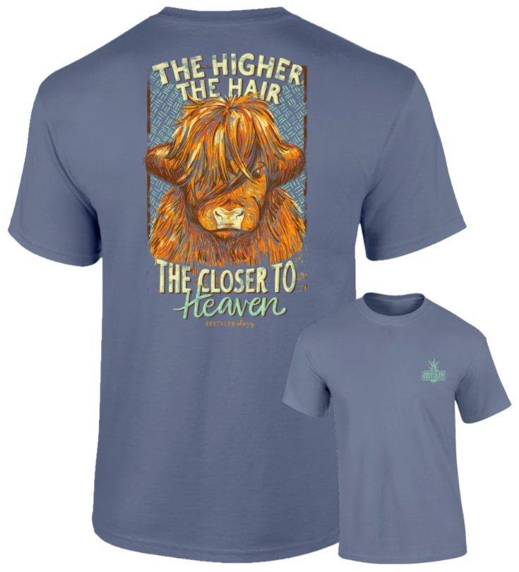 The Higher The Hair The Closer to Heaven - Adult T-Shirt - Southernology