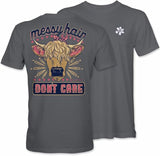 Highland Cow - Messy Hair - Adult T-Shirt - Itsa Girl Thing