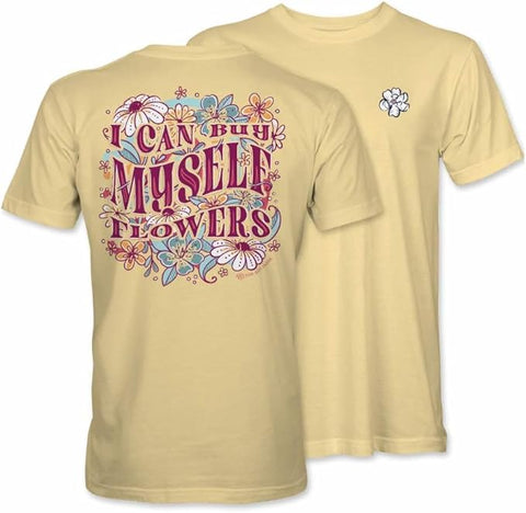 I Can Buy Myself Flowers - Adult T-Shirt - Itsa Girl Thing