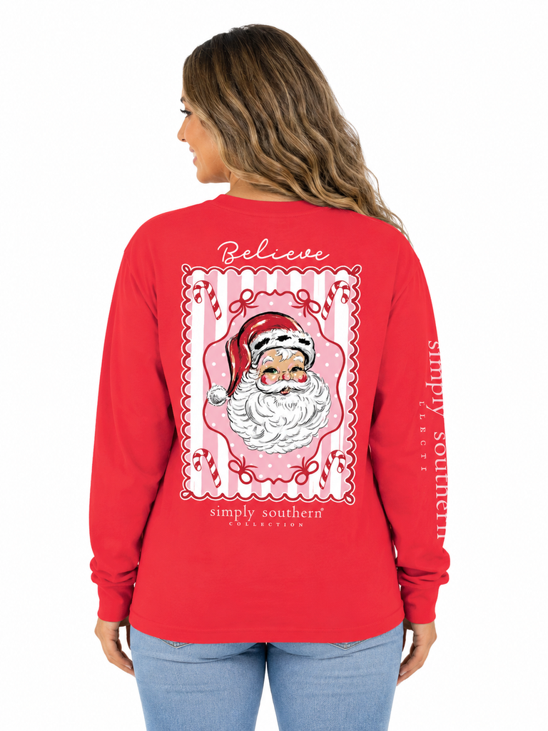 Coquette Santa - Believe - SS - F26 - Adult Long Sleeve