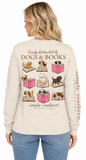 Easily Distracted By Dogs & Books - SS - F26 - Adult Long Sleeve