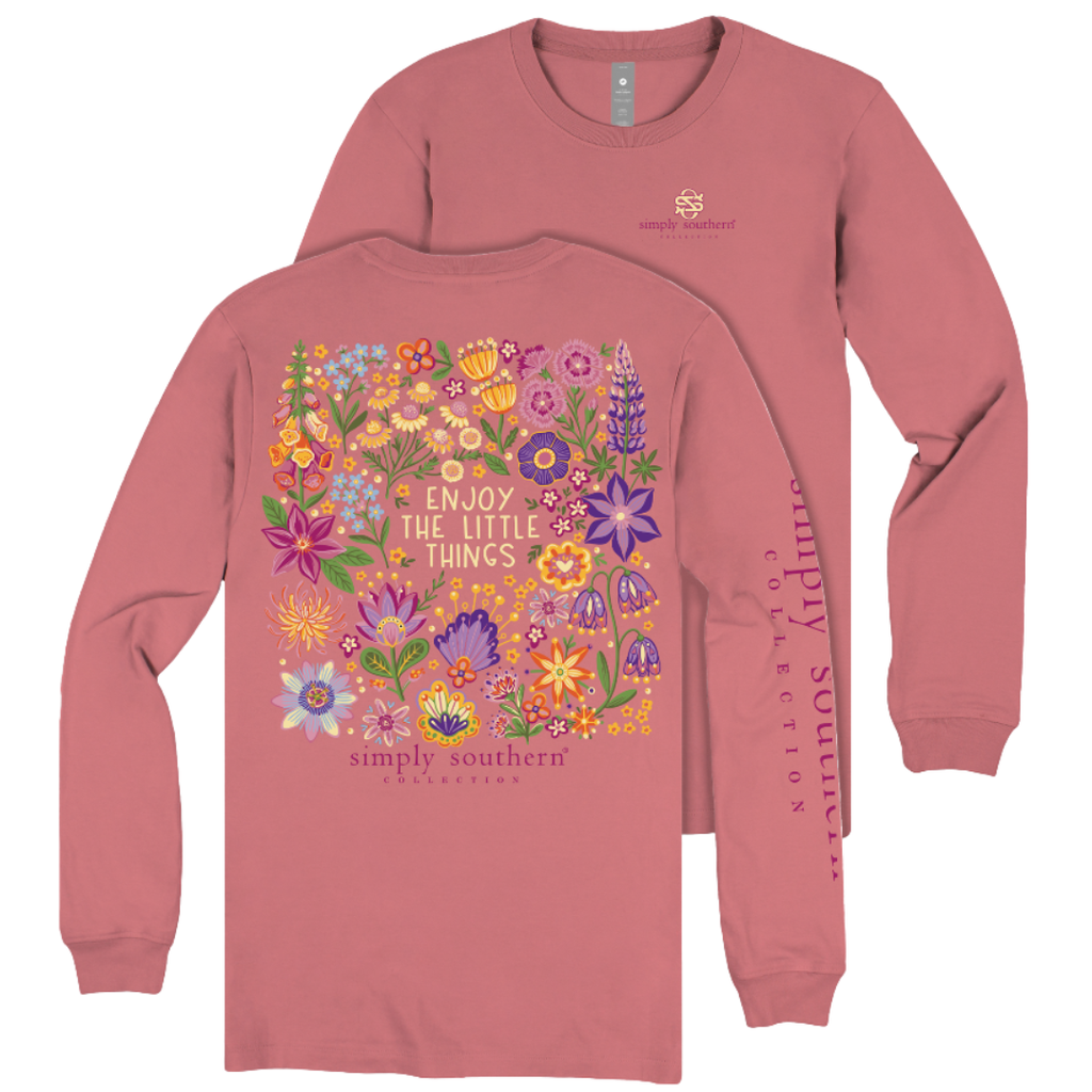 Enjoy The Little Things - Flowers - SS - F26 - YOUTH Long Sleeve