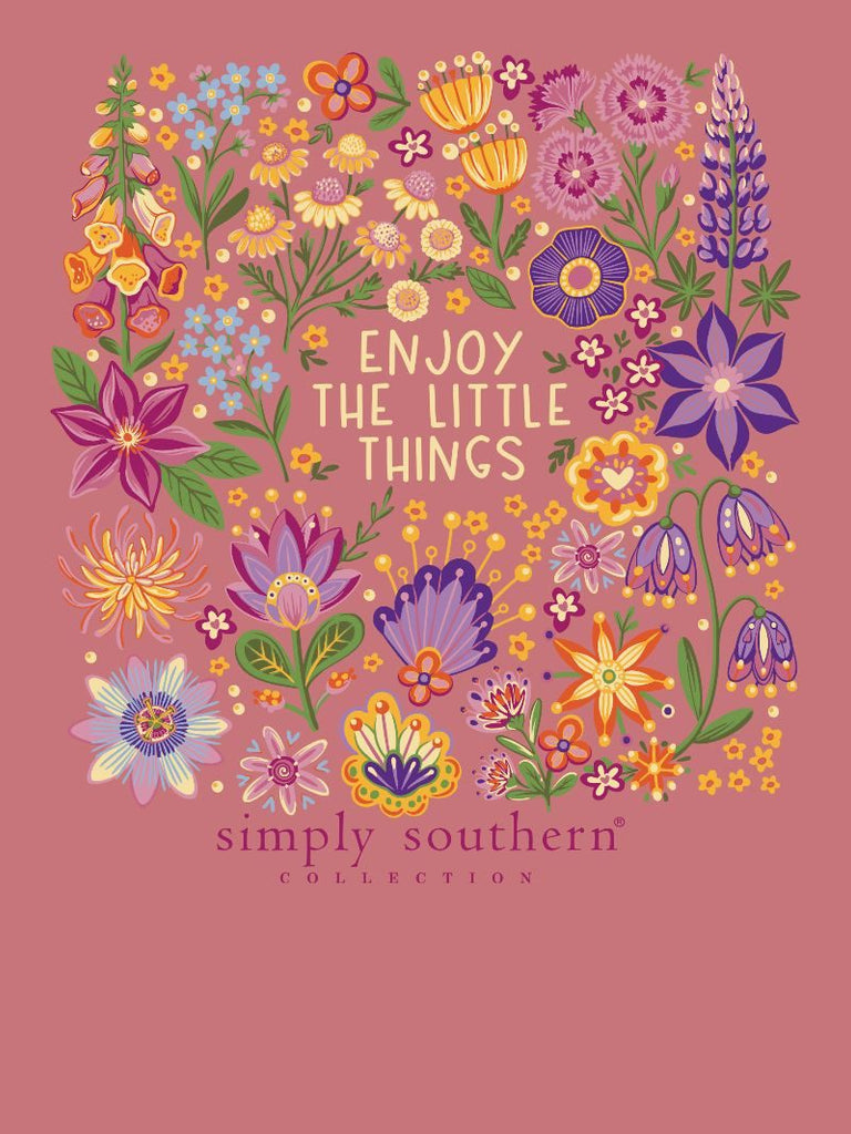 Enjoy The Little Things - Flowers - SS - F26 - Adult Long Sleeve